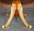 Sheraton Revival Maple & Mahogany Oval Coffee Table For Sale - Image 12 of 18