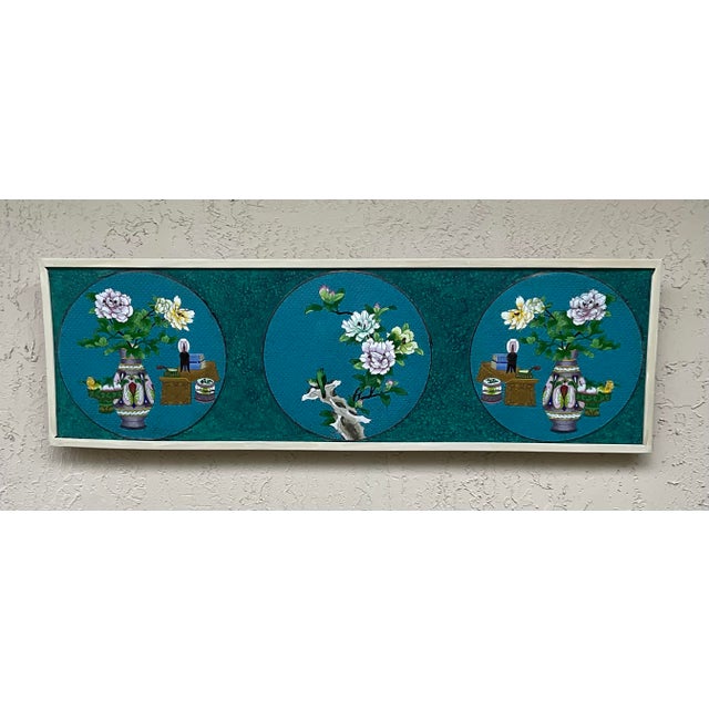 one-of-a-kind wall hanging, a masterful preservation project by the artist Joseph Malekan. Originally a traditional...