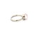 Pink Soft Pink Rose Quartz Solitaire Ring for Women in 925 Silver, Size 8.5 For Sale - Image 8 of 11