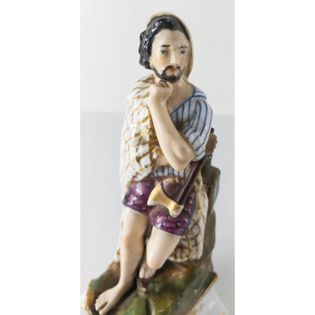 Meissen Style Dresden or English Porcelain Figure For Sale In New York - Image 6 of 12