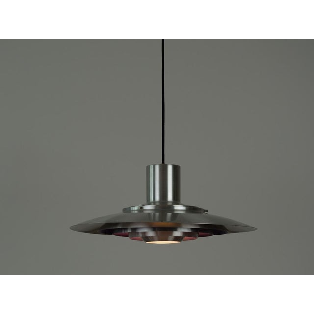 Vintage Danish P376 Pendant Lamp by Fabricius Kastholm for Nordisk Solar, 1964 For Sale - Image 3 of 16