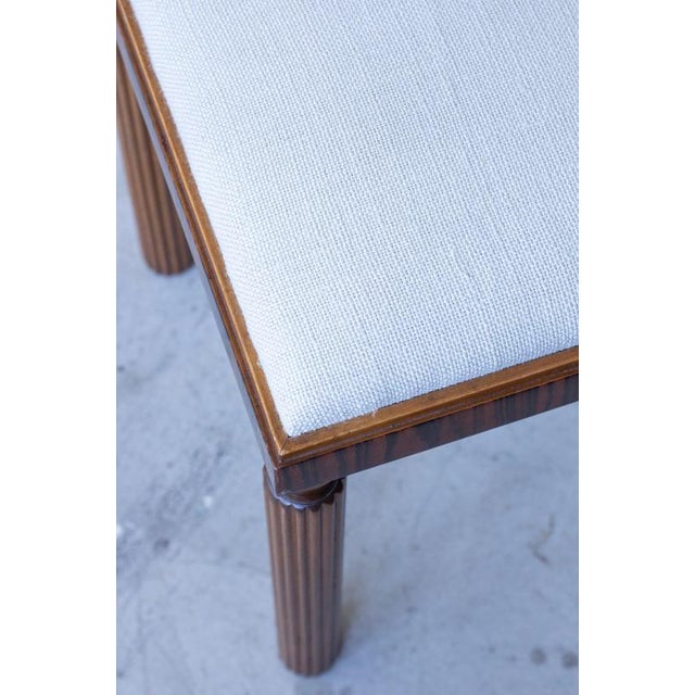 Swedish Grace Stool in Zebrano and Birch, 1920s For Sale - Image 6 of 11