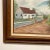 Mid 20th Century Vintage Impressionist Original Oil Painting, English House Down the Lane, Signed. For Sale - Image 5 of 10
