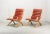 Mid-Century Danish High Back AX Lounge Chairs by Hvidt and Molgaard Nielsen for Fritz Hansen, Set of 2 For Sale - Image 17 of 17