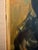 Gold 1960s Jan De Ruth Signed Oil Portrait of a Woman in Ornate Gold-Tone Frame For Sale - Image 8 of 9