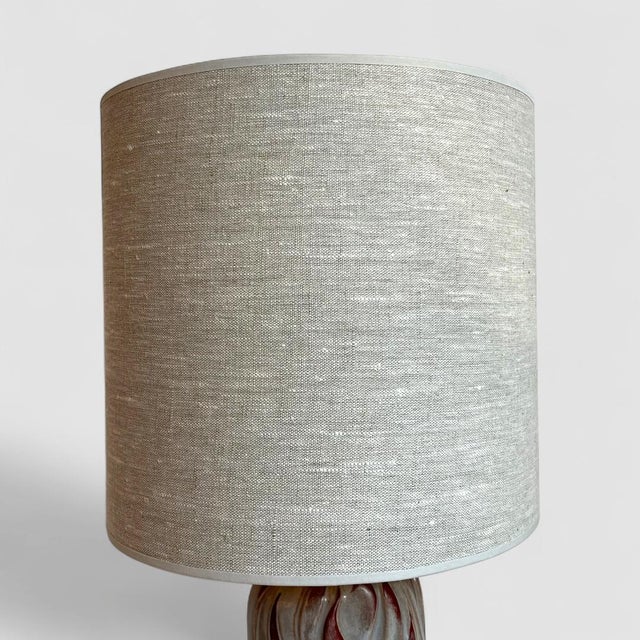 1930s Lamp with Flames from Boch Frères, 1930s For Sale - Image 5 of 7