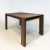 "Rectangular table veneered walnut real wood, extendable with anodized aluminum telescopic mechanism, which allows, when...