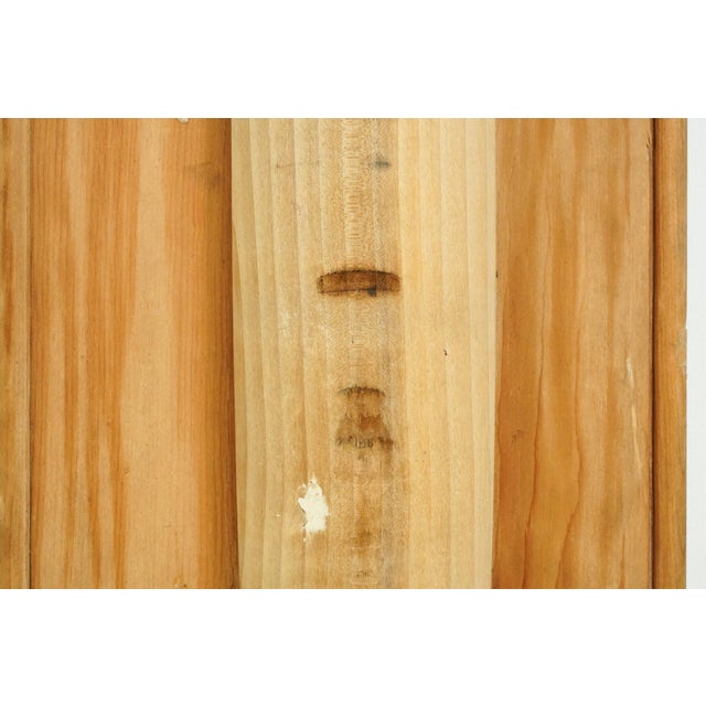 Brown Traditional Unfinished Wooden Fireplace Mantel For Sale - Image 8 of 9