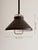 Brown Rise-and-Fall Tarok Pendant Lamp by Jo Hammerborg for Fog & Mørup, 1970s For Sale - Image 8 of 11