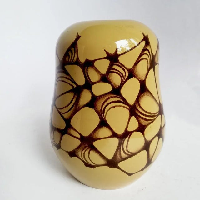 Mid-Century Italian Ceramic Vase from Istituto d'Arte Faenza For Sale - Image 6 of 8