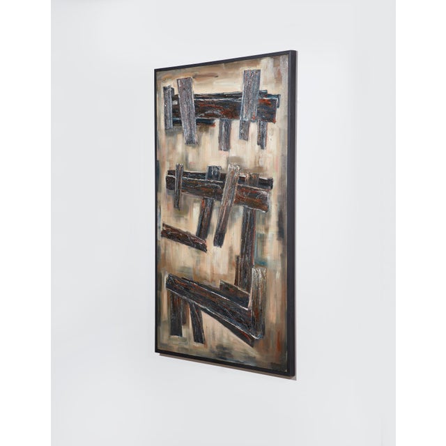 Many Ways I Large Scale Vietnamese Oil Canvas Painting Collective Bap Vietnam Art For Sale - Image 15 of 15