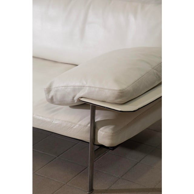 Postmodern White Leather Diesis Sofa for B&b by Paolo Nava and Citterio, 2001 For Sale - Image 3 of 12