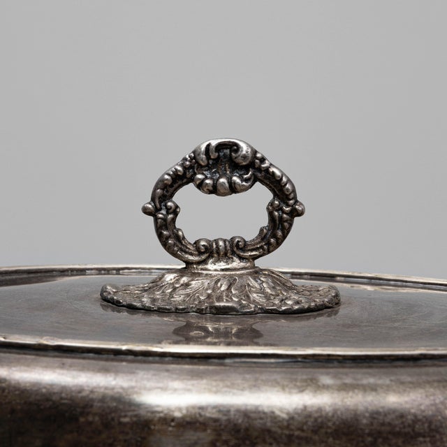 1900s French Silver-Plated Roasting Pan For Sale - Image 14 of 18