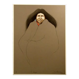 Frank Howell "Magpie" 1994 Lithograph Hand Signed Artwork For Sale