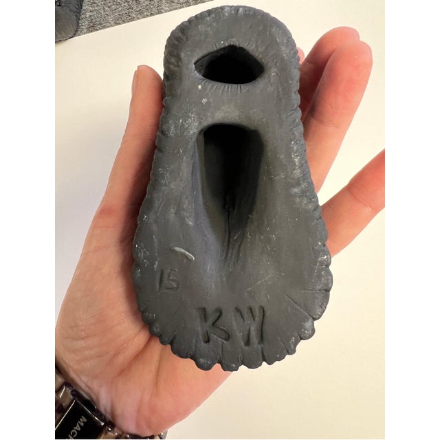 Realism Karla Walter Ceramic Wall Sculpture of Crow #15 2023 For Sale - Image 3 of 12