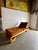 Mid Century Chaise Lounge Day Bed Solid Oak Howard MFG For Sale - Image 9 of 11
