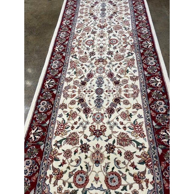 1990s Handwoven Persian Style Runner Rug 2'5" X 12'0" For Sale In Dallas - Image 6 of 6