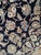 19th Century Vintage Persian Nain Area Rug, Hand-Knotted Wool & Silk, Garden of Paradise Pattern, 4x7, Navy & Tan For Sale - Image 5 of 6