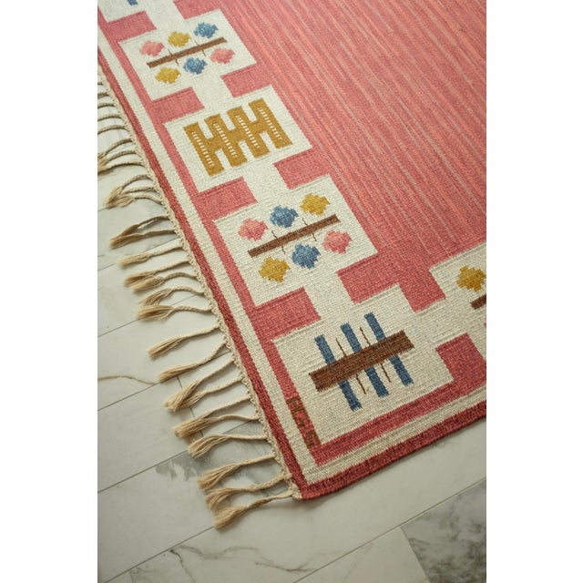 Vintage Swedish Rug by Anna Greta Sjöqvist For Sale - Image 10 of 12