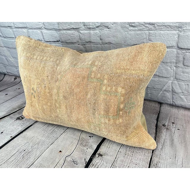 Vintage Pillow Case Turkish Rug Pillow Decorative Rug Pillow Dry cleaning only. PILLOW INSERT IS NOT INCLUDED