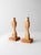 Wood Pair of Vintage Handmade Wooden Candlesticks For Sale - Image 7 of 11
