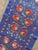 Textile Blue Silk Suzani Table Runner With Pomegranate Vine For Sale - Image 7 of 10