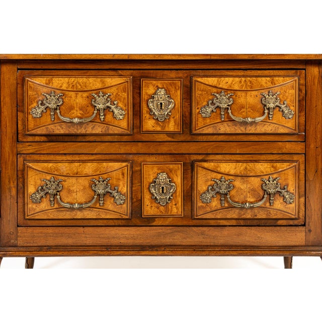 Brown French Mazarin Commode, 18th Century For Sale - Image 8 of 10