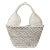 Margarita White Woven Tote For Sale