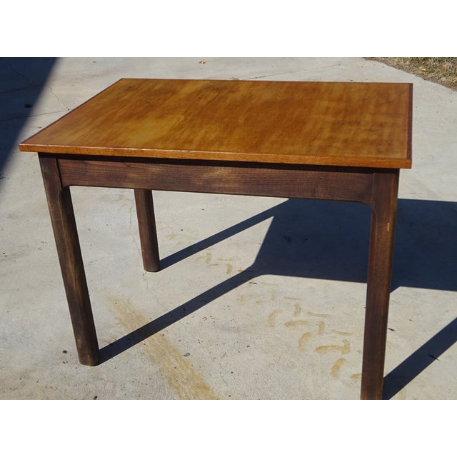 Rectangular Oak and Veneer Worktable, 1960s For Sale - Image 12 of 18