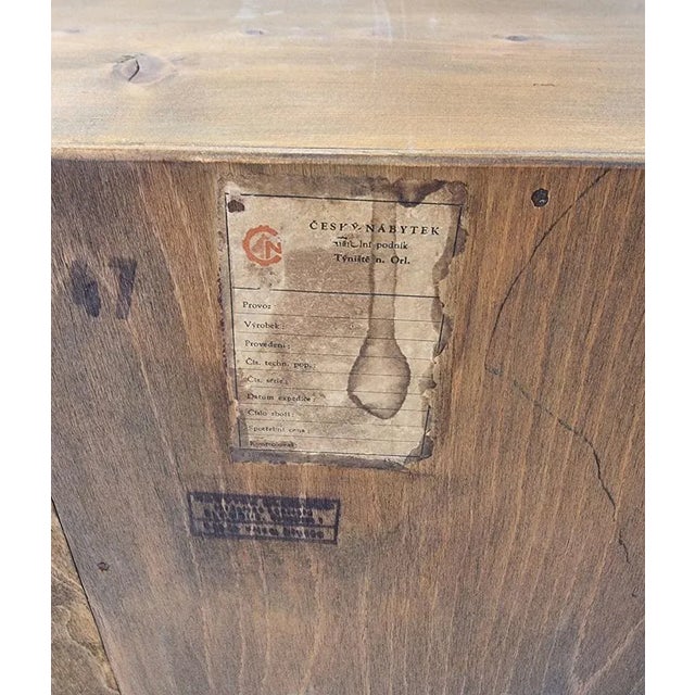 Yellow Art Deco Model H363 Sofa by Jindřich Halabala, 1930s For Sale - Image 8 of 13