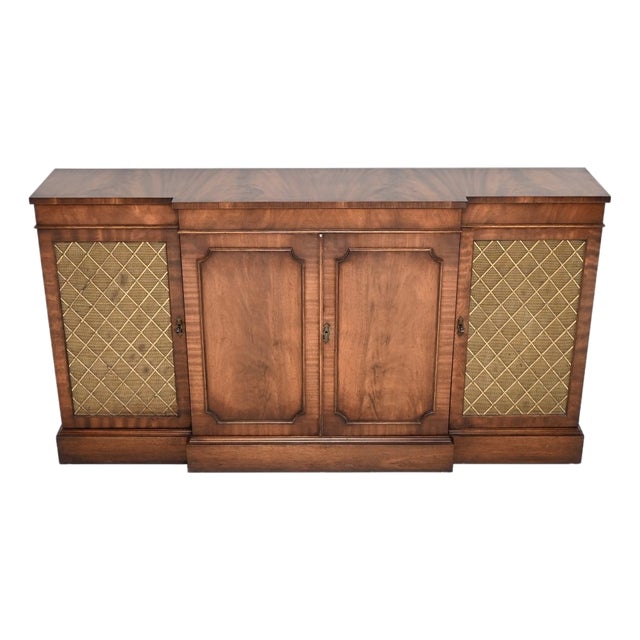 Georgian Grill Front Sideboard, 1930s For Sale