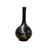 This elegant long-necked globular vase features a striking matte black finish, serving as a dramatic canvas for its...
