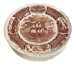 Staffordshire Nautical Plates S/6