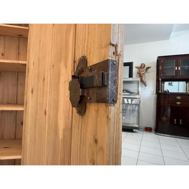 Gründerzeit Farmhouse 1-Door Cupboard in Wood For Sale - Image 11 of 18