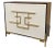 Ribbon Mahogany Frame & White Cloud Lacquer Chinois Chest From the Madeline Stuart Collection For Sale - Image 13 of 13