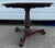 Great little 19th century English regency mahogany center table. 28” high, pillar with gadrooned base over three classic...