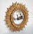 French Gilt Sunburst or Starburst Convex Mirror (Diameter 16 1/2) For Sale - Image 4 of 8