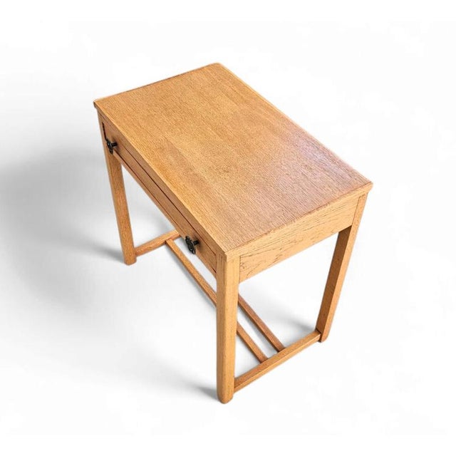 Oak Side Table, 1970s For Sale - Image 15 of 15