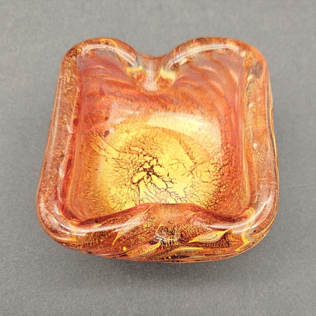 Murano Glass Ashtray by Ercole Barovier & Toso, Italy, 1950s For Sale - Image 4 of 6