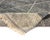 Luxuriously hand-knotted wool rug with a gradient Gray and Charcoal backdrop and intersecting Ivory lines, providing...