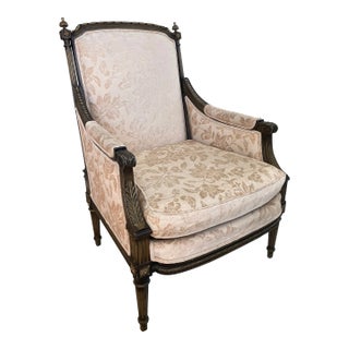 French Louis XVI Style Club Chair-1-John Elgin Woolf For Sale