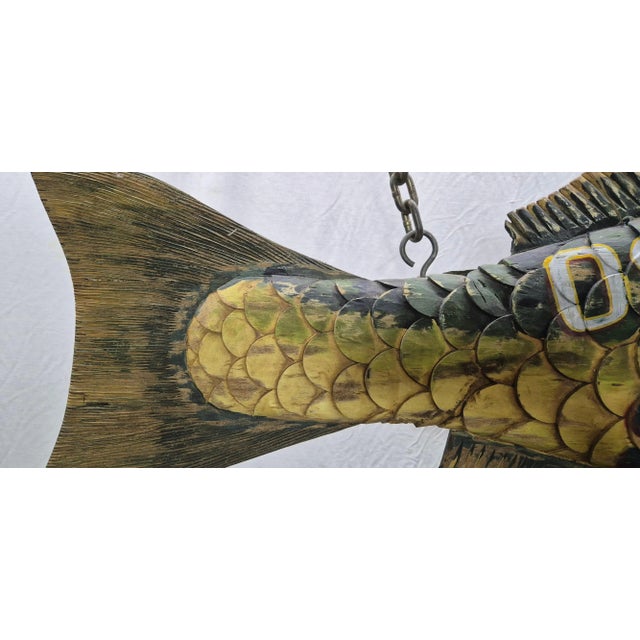 Six Foot "Osterville Seafood" Trade Sign For Sale - Image 12 of 12