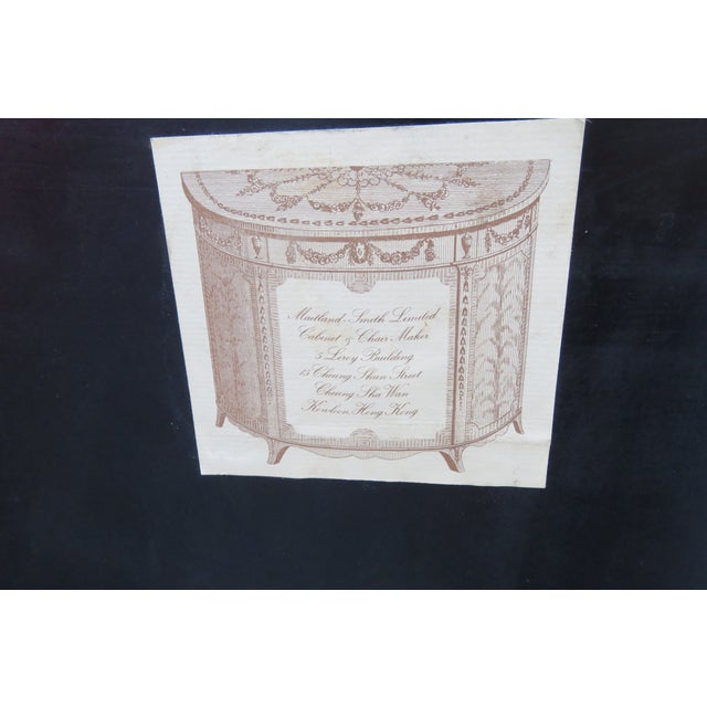 Maitland - Smith Late 20th Century Maitland Smith Hand Painted Chinoiserie Cabinet Cupboard on Brass Stand 5442 For Sale - Image 4 of 18