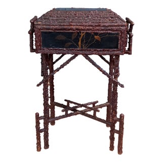 Antique Japanese Sewing Table For Sale