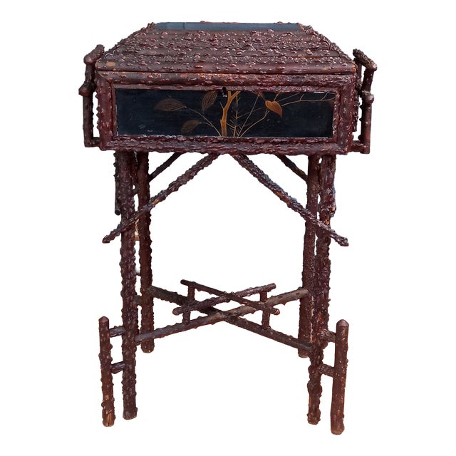 Antique Japanese Sewing Table For Sale