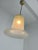 Mid-century Murano glass and brass bell chandelier, in the style of Venini, 1960s Glass intact, E27 bulb. Good condition....
