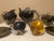 Vintage Black and Gold Demitasse Set For Sale - Image 4 of 6