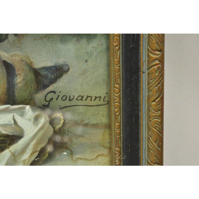 Vintage Mataloni Giovanni Large Art Print of Mary Jesus Lamb Angels For Sale - Image 10 of 11