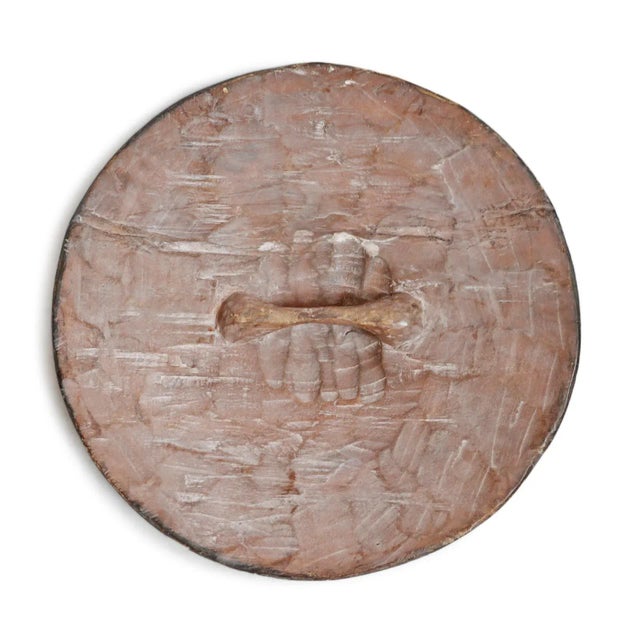 Tribal South African Round Zulu Shield For Sale - Image 3 of 4