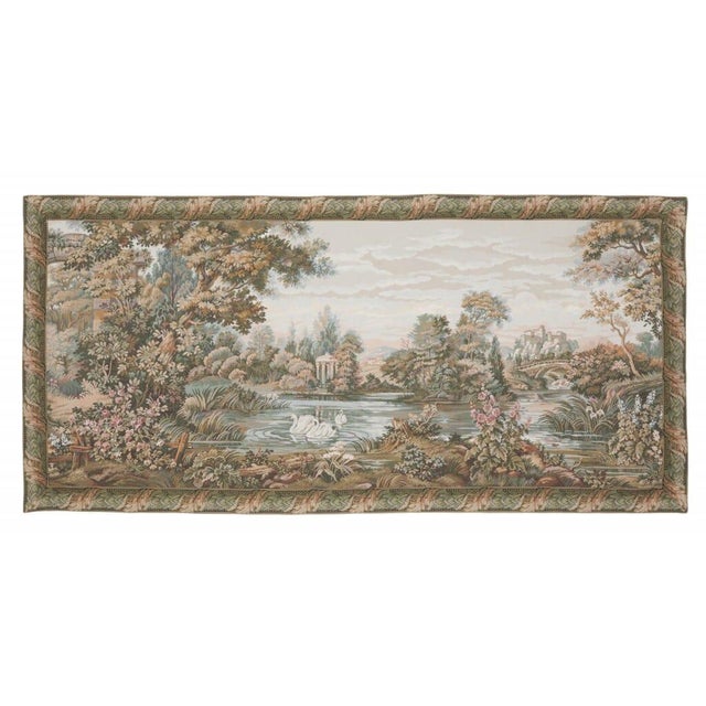 This beautiful tapestry is woven on a jacquard loom by skilled weavers, keeping alive the centuries old tradition of...